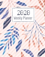 Weekly Planner for 2020- 52 Weeks Planner Schedule Organizer- 8x10 120 pages Book 16: Large Floral Cover Planner for Weekly Scheduling Organizing Goal Setting- January 2020/December 2020 1677129743 Book Cover