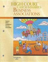 High Court Case Summaries On Business Associations Keyed To Klein 0314179682 Book Cover