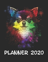 Planner 2020: Planner Weekly and Monthly for 2020 Calendar Business Planners Organizer For To do list 8,5“ x 11“ with Chihuahua Dog Breed Pop Art Funny 1670743721 Book Cover
