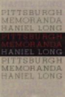 Pittsburgh Memoranda 0822936577 Book Cover
