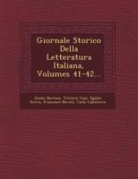 Giornale Storico Della Letteratura Italiana, Volumes 41-42... 1249492130 Book Cover