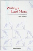 Writing a Legal Memo 1599410028 Book Cover