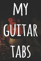 My Guitar Tabs: 119 pages of guitar tabs - perfect way to record music - ideal gift for anyone who plays guitar! 1692689975 Book Cover