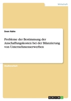 Probleme der Bestimmung der Anschaffungskosten bei der Bilanzierung von Unternehmenserwerben 3638952738 Book Cover