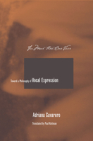 For More than One Voice: Toward a Philosophy of Vocal Expression 0804749558 Book Cover