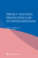 Privacy and Data Protection Law in United Kingdom 9403522364 Book Cover