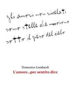 L'amore...per sentito dire 1326533118 Book Cover