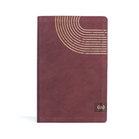 CSB (in)courage Devotional Bible, Bordeaux LeatherTouch, Indexed 1430082569 Book Cover