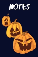 Notes: Notes - Notebook: 100 Pages, 6" x 9" (Great Gift especially around Halloween Time for Family Members or Friends) 1698257880 Book Cover