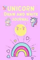 Unicorn Draw and Write Journal: Handwriting Paper for Kids - Draw and Write Journal for Children - Beautiful Journal - Unicorn Design -Primary Story Journal Composition Book 8774792911 Book Cover
