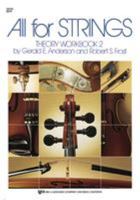 All for Strings: Theory: Book 2: Violin 0849732506 Book Cover
