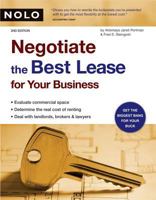 Negotiate The Best Lease For Your Business 1413302165 Book Cover
