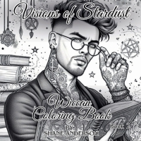 Visions of Stardust: Wiccan Coloring Book 2 B0CQCWYLSL Book Cover