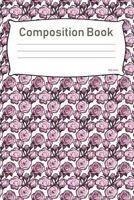 Composition Book: College Ruled Notebook Composition Book Diary Purple Roses 1792748728 Book Cover