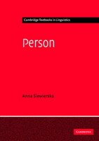 Person (Cambridge Textbooks in Linguistics) 0521776694 Book Cover