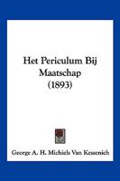 Het Periculum Bij Maatschap (1893) 1161196714 Book Cover