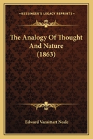 The Analogy of Thought and Nature 1141023946 Book Cover