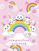 Composition Notebook: Collage Ruled, School Notebook For Girls 1081069643 Book Cover