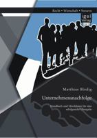 Unternehmensnachfolge: Handbuch Und Checklisten Fur Eine Erfolgreiche Ubergabe 3954851350 Book Cover