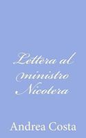 Lettera al ministro Nicotera 1479300772 Book Cover