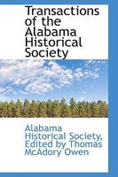 Transactions of the Alabama Historical Society 1110011113 Book Cover