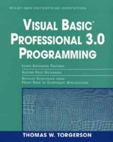 Visual Basic Professional 3.0 Programming (Wiley-Qed Enterprise Computing) 0471606936 Book Cover