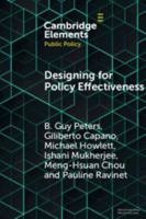 Designing for Policy Effectiveness 1108453112 Book Cover