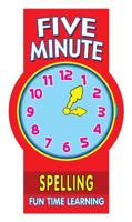 Five Minute Spelling: Fun Time Learning (5 Minute Learning Pads) 076965617X Book Cover