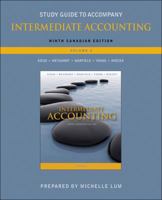 Study Guide to accompany Intermediate Accounting, Volume 1 0470677902 Book Cover