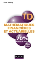 Mathématiques financières et actuarielles - TD: TD 2100574671 Book Cover