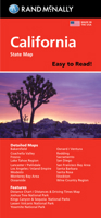 Rand McNally Easy to Read: California State Map 0528028375 Book Cover