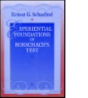 Experiential Foundations of Rorschach's Test 0881633542 Book Cover