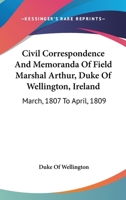Civil Correspondence and Memoranda 1175881589 Book Cover