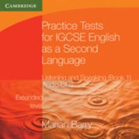 Practice Tests for Igcse English as a Second Language: Listening and Speaking, Extended Level Audio CDs (2) (Accompanies Bk 1) 0521140544 Book Cover