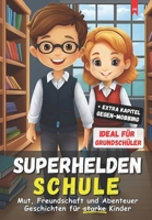 Superhelden Schule: Mut, Freundschaft und Abenteuer Geschichten für starke Kinder: Motivierende und inspirierende Kurzgeschichten aus dem Schulalltag, ... und wahre Werte fördern (German Edition) B0DPWSRK87 Book Cover