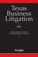 Texas Business Litigation 1628815973 Book Cover