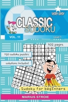 Classic Sudoku - very easy, vol. 11: grids 9x9 B08HJ5DGZL Book Cover