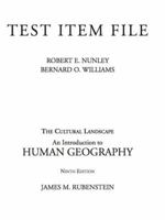 Test Item File (The Cultural Landscape An Introduction To Human Geography) 0132243636 Book Cover