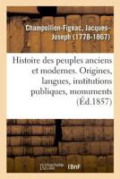 Histoire Des Peuples Anciens Et Modernes 1141887509 Book Cover