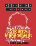 Password Lockbook: Login And Password Keepers Notebook With Alphabetical Tabs A-Z ( Size 8.5 X 11 ) Keep Your Secure Password Red Colour Background 1710219149 Book Cover