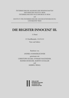 Die Register Innocenz III: 15. Pontifikatsjahr, 1212/1213. Texte Und Indices. Bearbeitet Von Andrea Sommerlechner Gemeinsam Mit Christoph Egger, ... / Abteilung Ii: Quellen, 15) 370018719X Book Cover