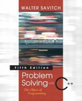 Problem Solving with C++: The Object of Programming, Visual C++ .NET Edition 0321288343 Book Cover