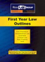 First Year Law Outlines 0980143500 Book Cover