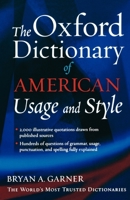 The Oxford Dictionary of American Usage and Style (Essential Resource Library) 0195135083 Book Cover