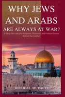 Why Jews and Arabs Are Always at War?: A Deep Dive into the Religious, Historical, and Political Forces Behind the Conflict B0FXLKV12R Book Cover