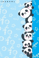 Journal: Super Cute Journal for Girls with Kawaii Panda Bears, Pretty Line Ruled Paper Notebook for Writing Notes and Journaling, Made for Women to ... List, Important Things and Beautiful Thoughts 1673345131 Book Cover