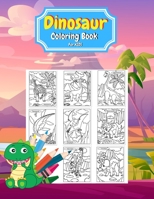 Dinosaur Coloring Book for Kids: Cute Coloring Pages with Dinosaurs dinosaur coloring book for kids 4-8 dinosaur coloring book for girls dinosaur coloring book for boys 1716229332 Book Cover