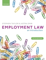 Employment Law: An Introduction 0198806752 Book Cover