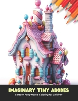 Imaginary Tiny Abodes: Cartoon Fairy House Coloring for Children, 50 Pages, 8.5 x 11 inches B0CHGGVXTX Book Cover