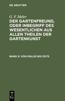 Von Malus Bis Oxys 3112443373 Book Cover